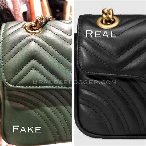 fake gg crossbody bag|How to Authenticate the Gucci Marmont Handbag.